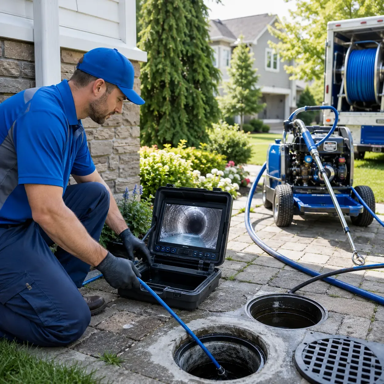 Outdoor drain cleaning professionals serving Jacksonville, TX